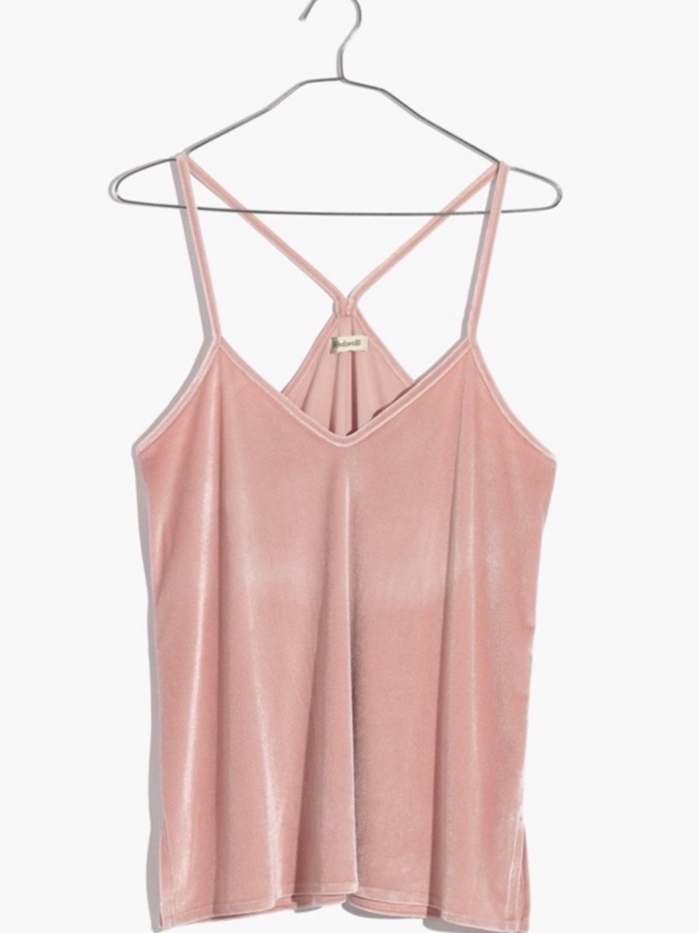 NWOT Madewell Velvet Cami Top